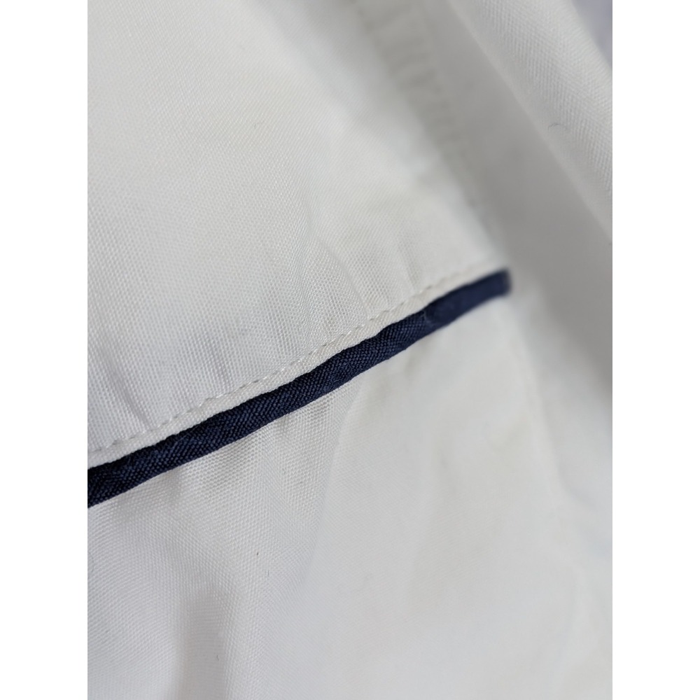 SINGLE STITCH🌿Ralph Lauren Robe Unisex M/L Belted Cotton Piping Bath LoungeLogo - Picture 7 of 13
